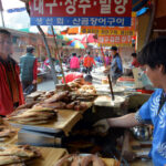 Grilled fish at Jagalchi Market