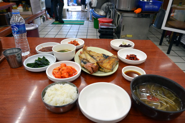 Grilled fish at Jagalchi Market