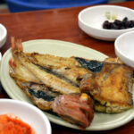 Grilled fish at Jagalchi Market