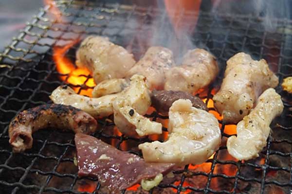 南浦洞のホルモン焼き路地