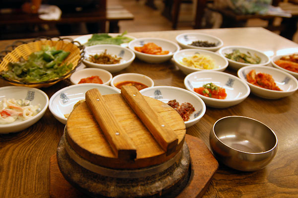 釜山南浦洞の石焼飯定食