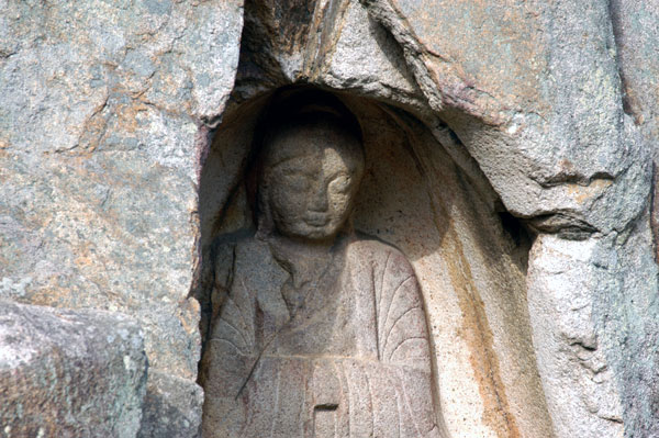 경주 남산 불곡 마애여래좌상