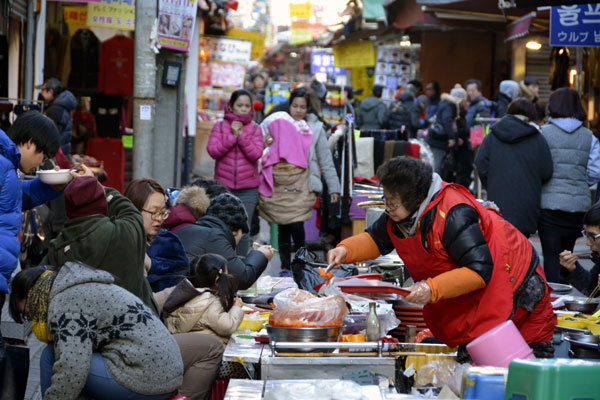 国際市場のモックザ路地(食べよう路地)！