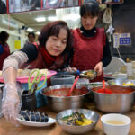 富平カントン市場のグルメ