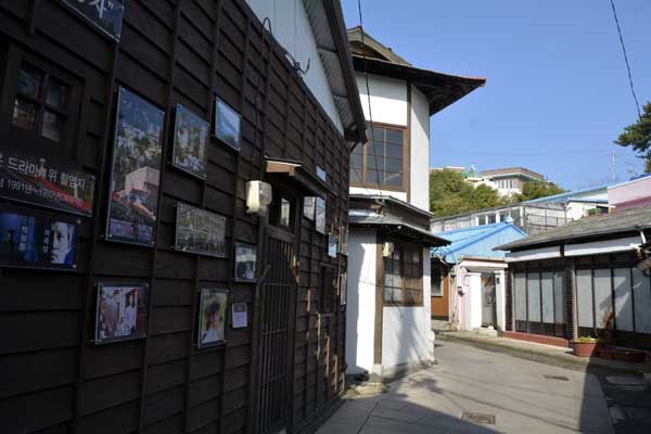 九龍浦日本人家屋通り