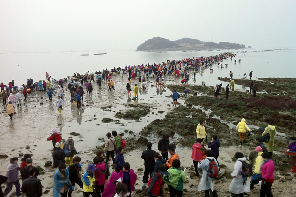 珍島海割れ祭り