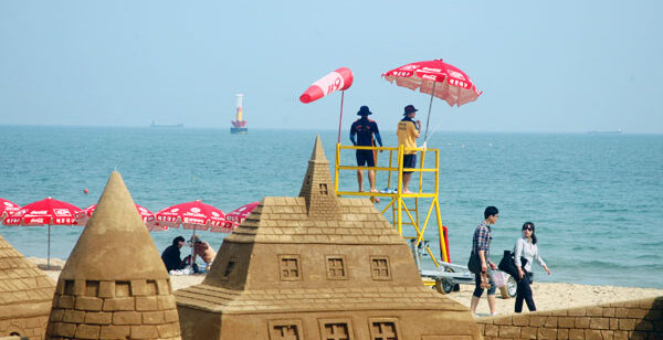 海雲台砂祭り