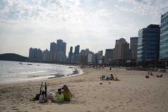 コロナ時代の海雲台海水浴場