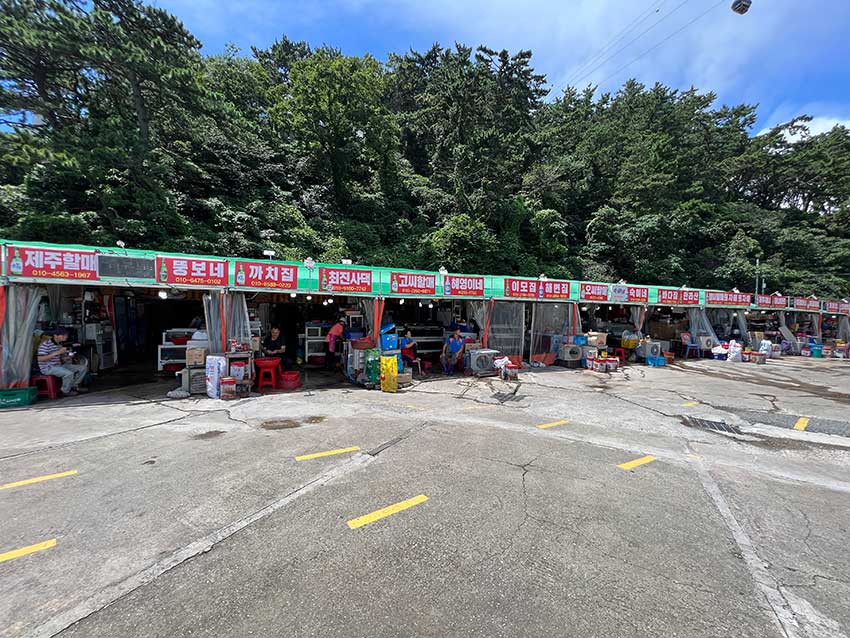 釜山松島の貝焼き